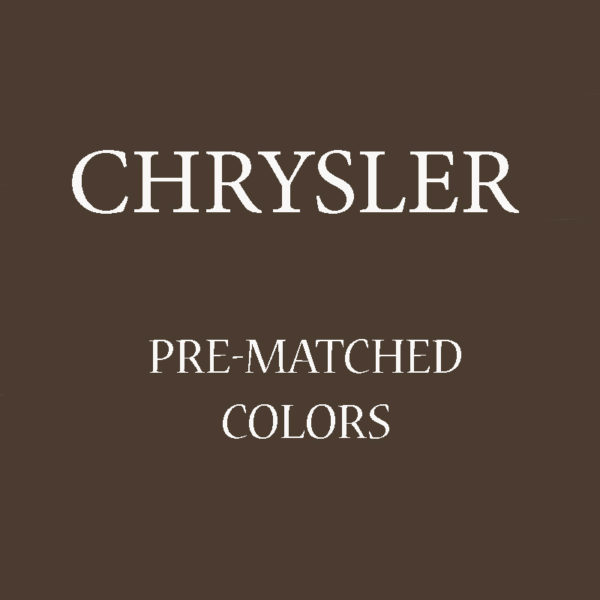 Chrysler Pre-Matched Colors