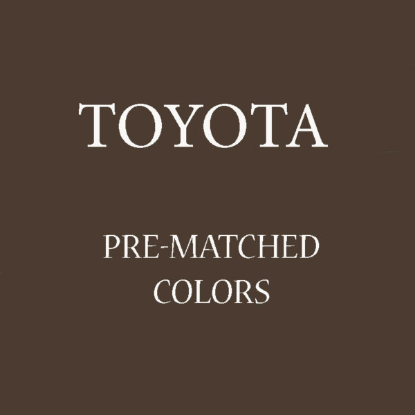 Toyota Pre-Matched Colors